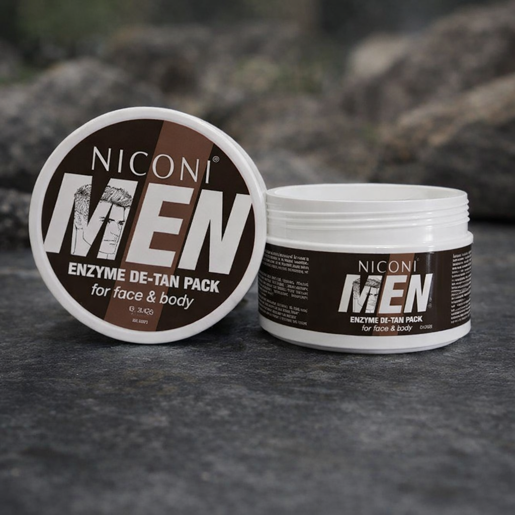 Nexify™ Men’s Enzyme De-Tan Pack – Deep Cleansing, Tan Removal & Skin Brightening Treatment (300g)