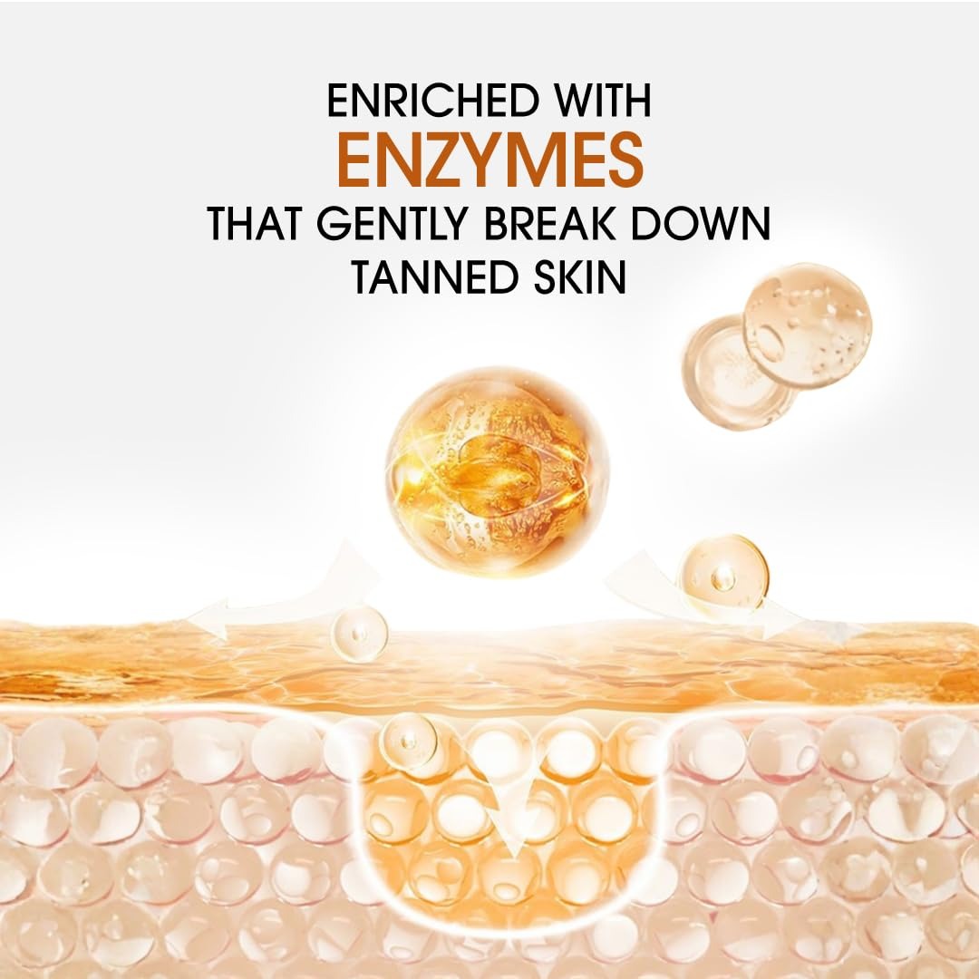Nexify™ Men’s Enzyme De-Tan Pack – Deep Cleansing, Tan Removal & Skin Brightening Treatment (300g)