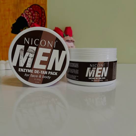 Nexify™ Men’s Enzyme De-Tan Pack – Deep Cleansing, Tan Removal & Skin Brightening Treatment (300g)