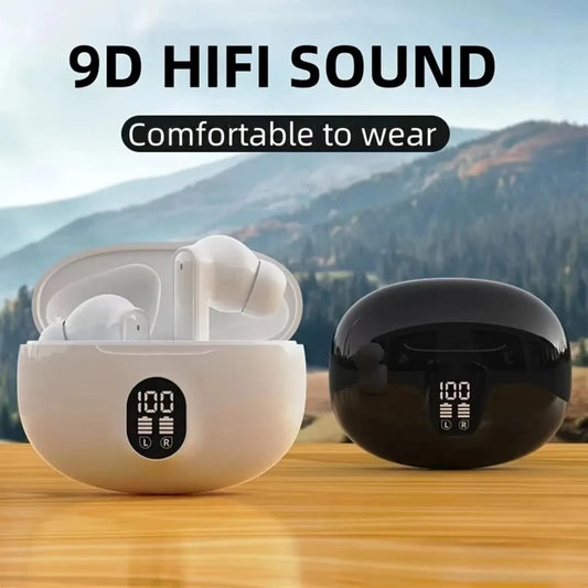 9D hfi wireless earbuds with noise cancellatio &24Hr case