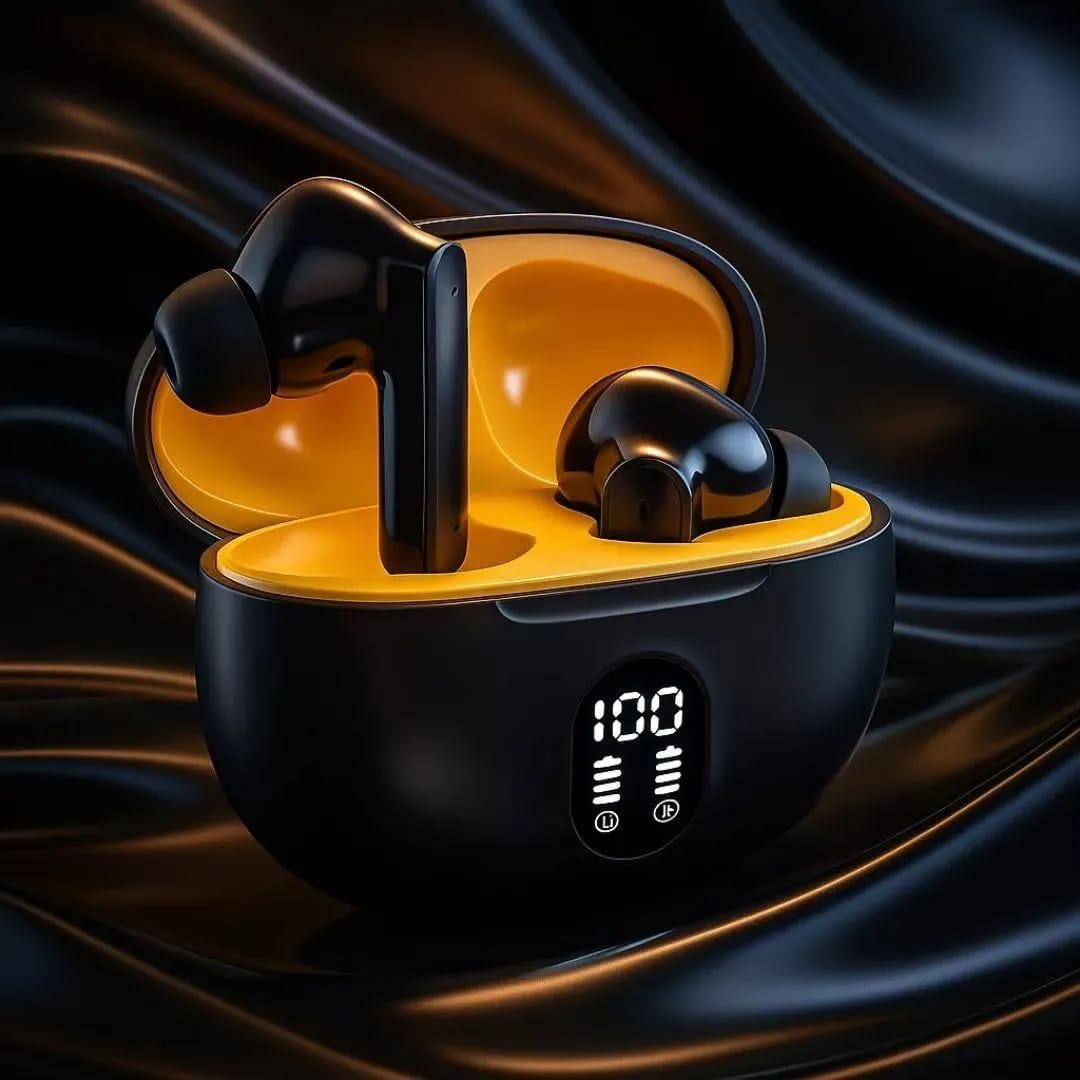 9D hfi wireless earbuds with noise cancellatio &24Hr case